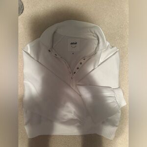 White sweatshirt
